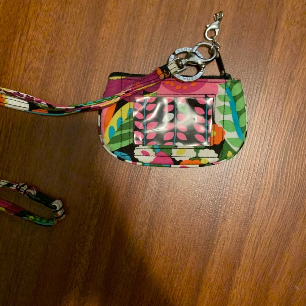Vera Bradley lanyard and wallet